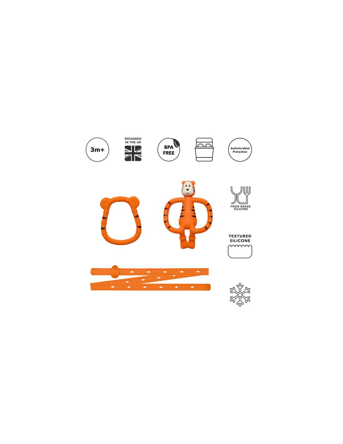 TEETHING STARTER SET - TIGER