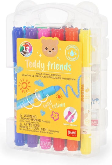 LEGAMI TEDDY FRIENDS – 12 CRAYONS ΣΕΤ ΚΗΡΟΜΠΟΓΙΕΣ - Image 3